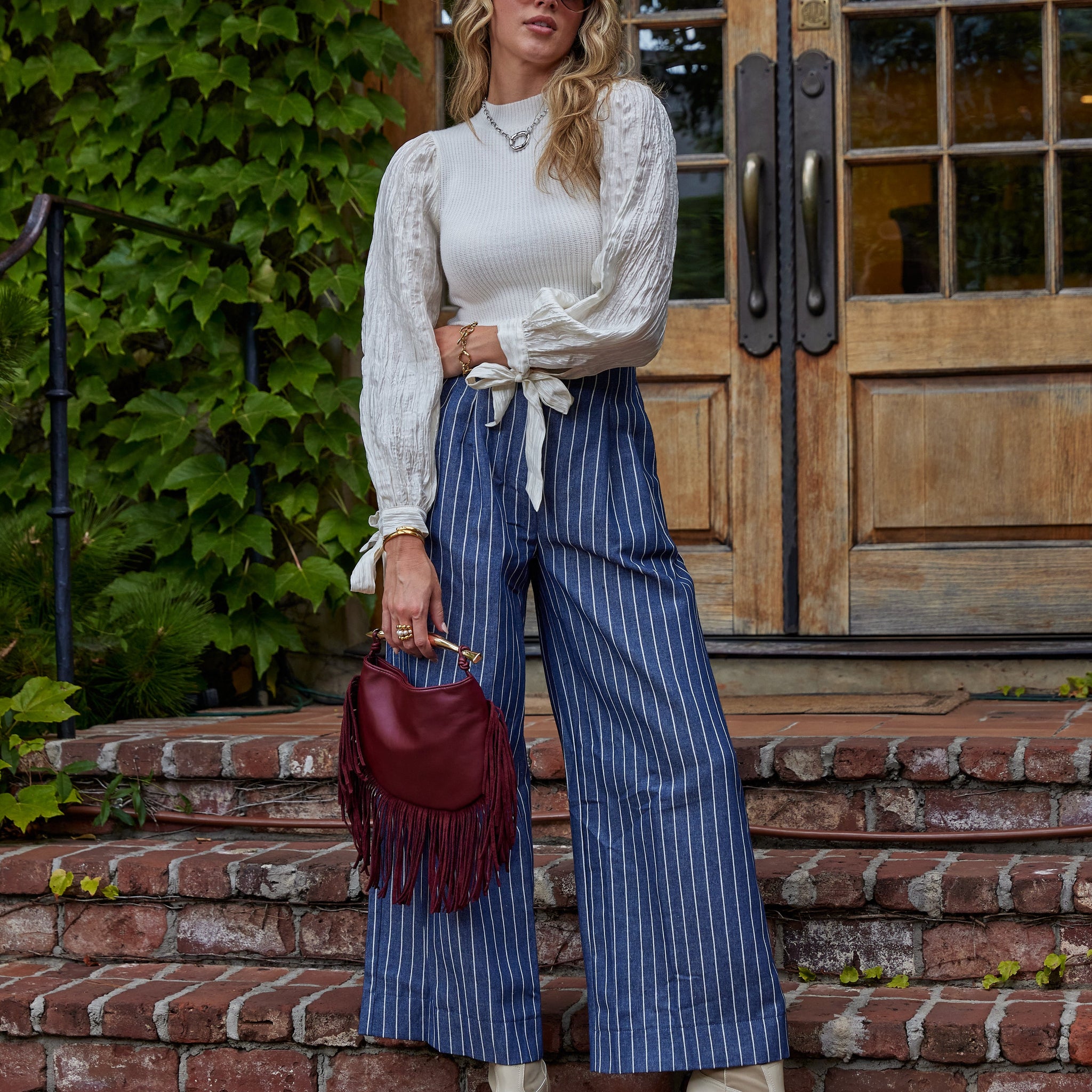 Tia High Waist Wide Pant
