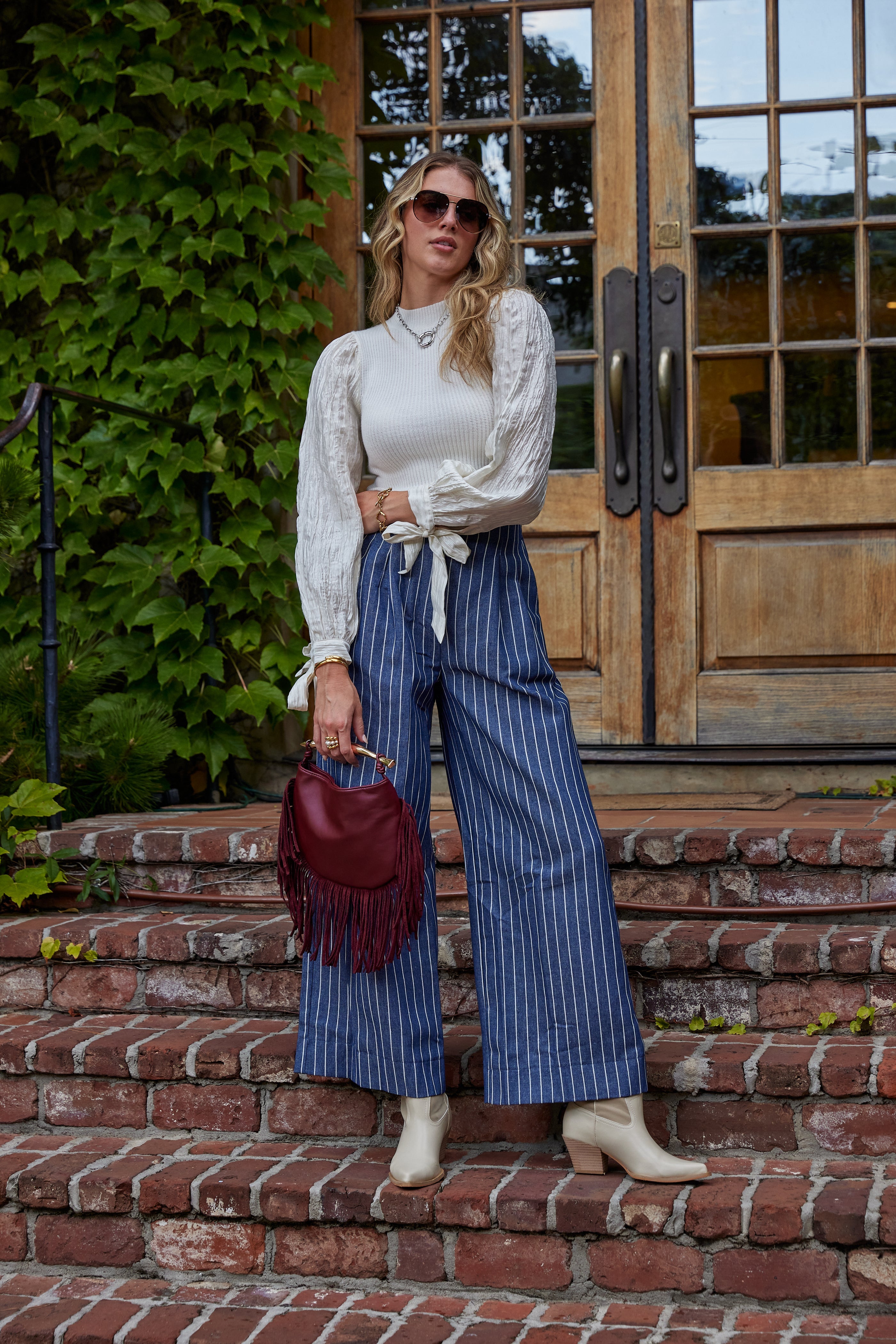 Tia High Waist Wide Pant