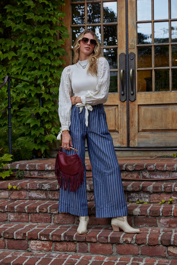 Tia High Waist Wide Pant