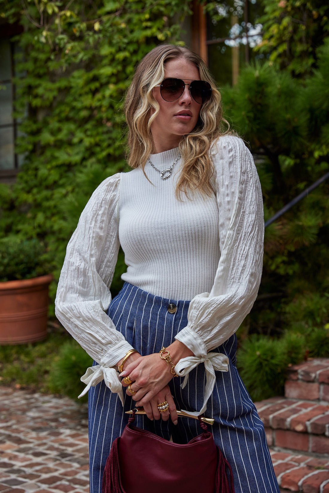 Tia High Waist Wide Pant