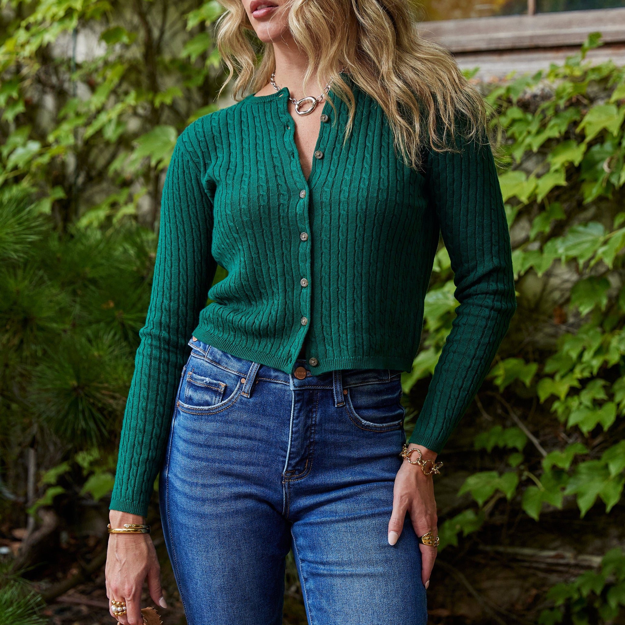 Ella Button Up Knit Sweater
