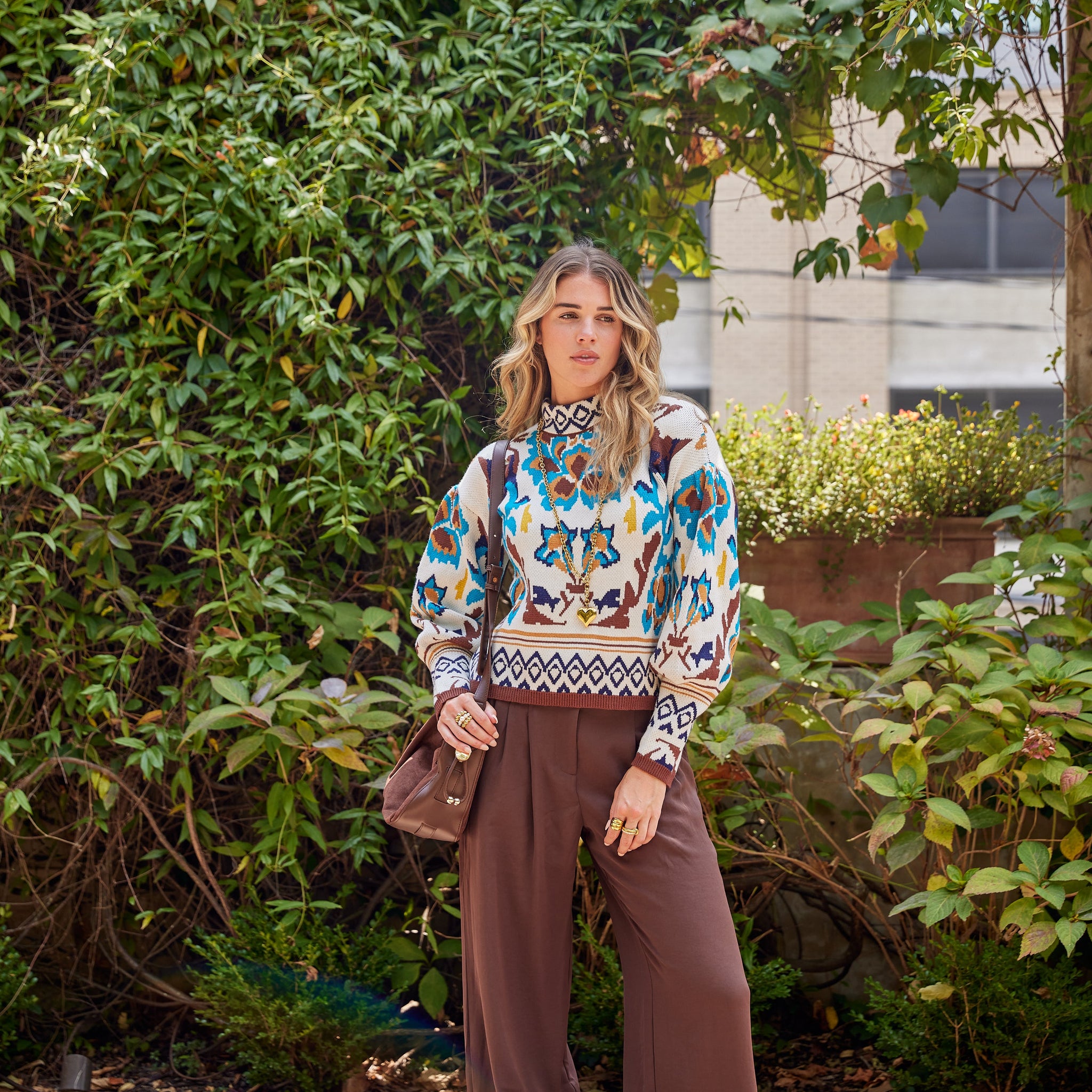 Gray Recycled Wide Leg Pants