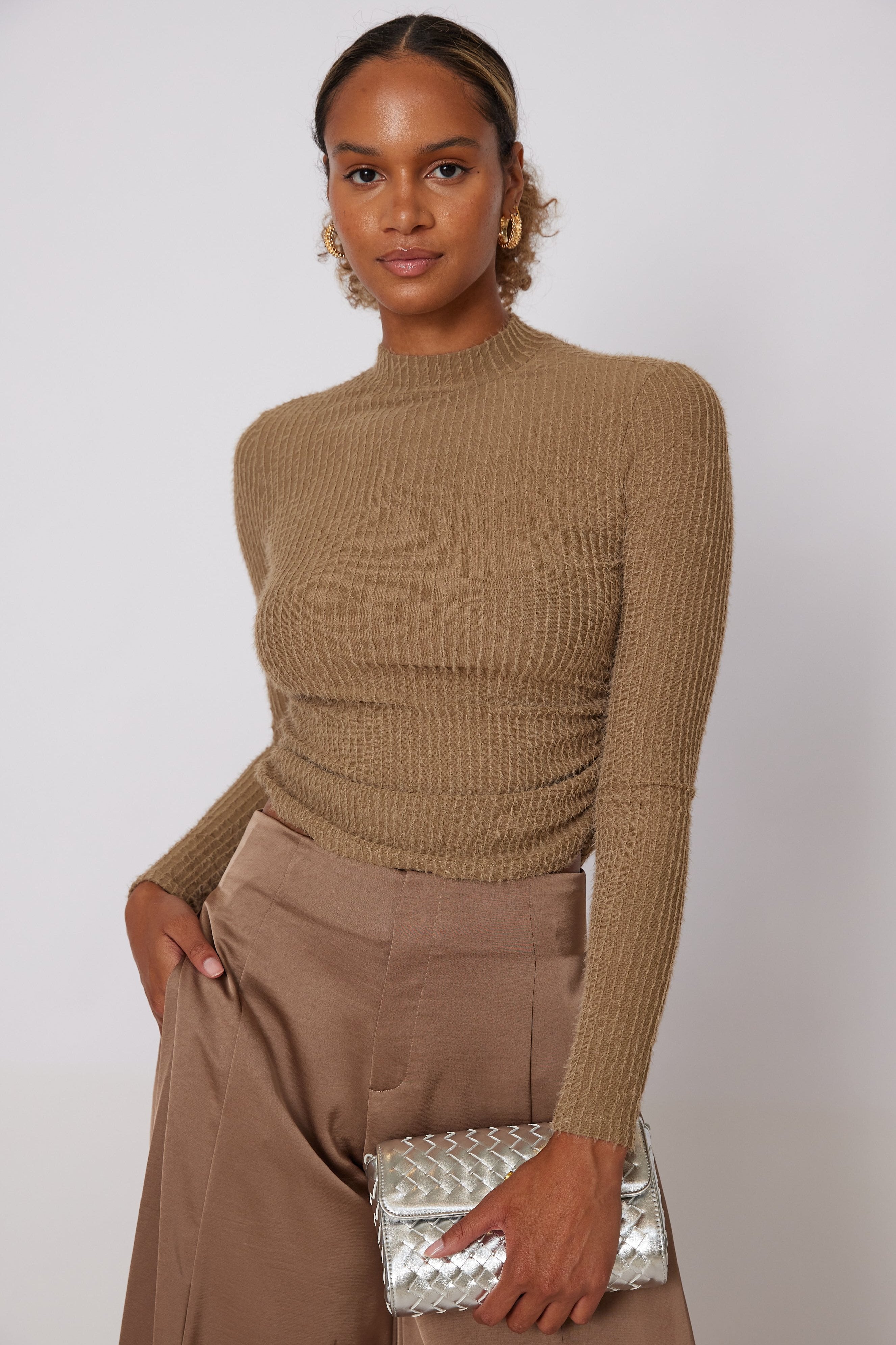 SALE - Frye Long Sleeve Knit Top