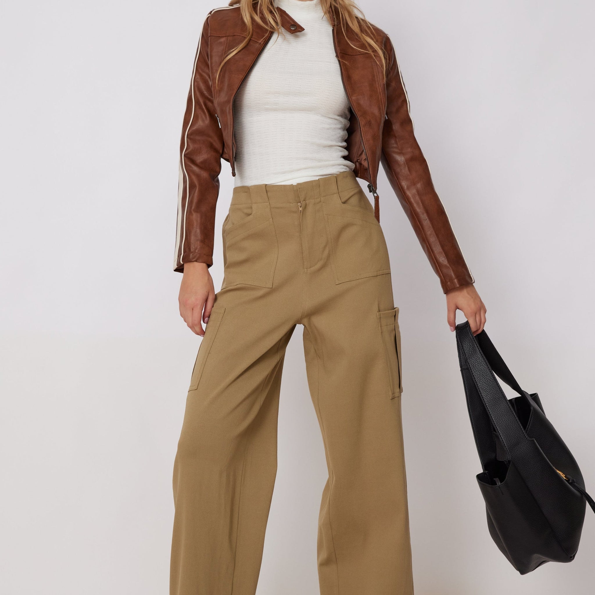 SALE - Leland Wide Leg Cargo Pants