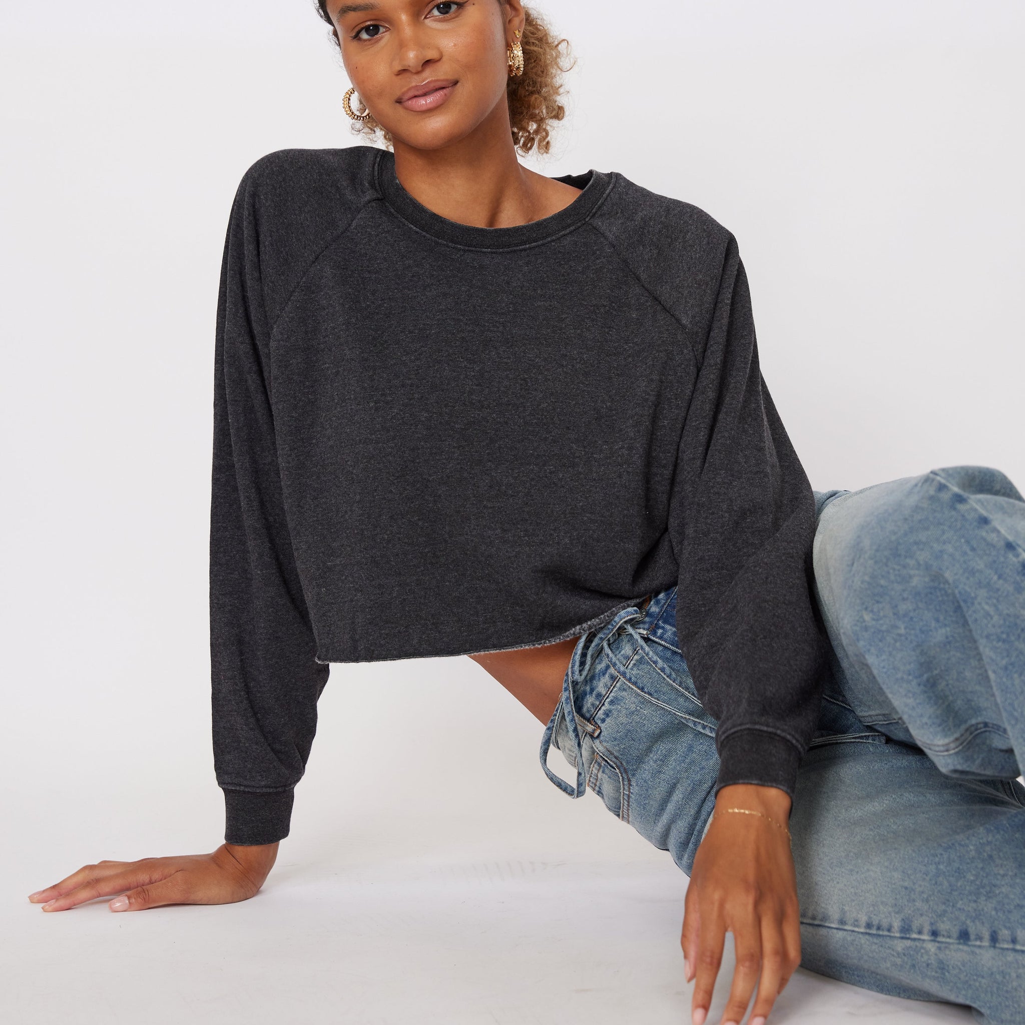 SALE - Ryan Cropped Sweatshirt