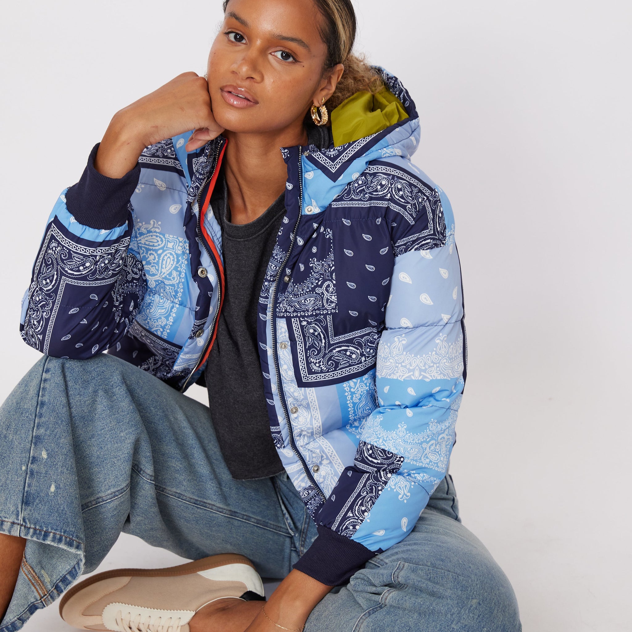 SALE - Frankie Patchwork Puffer Jacket