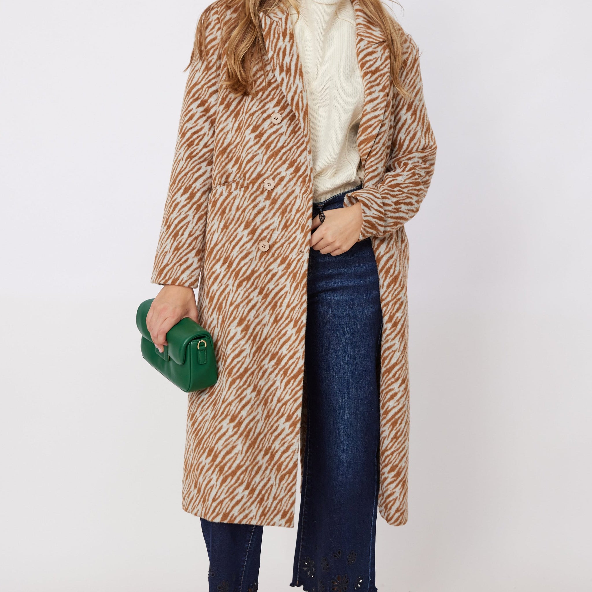 SALE - Harper Printed Coat