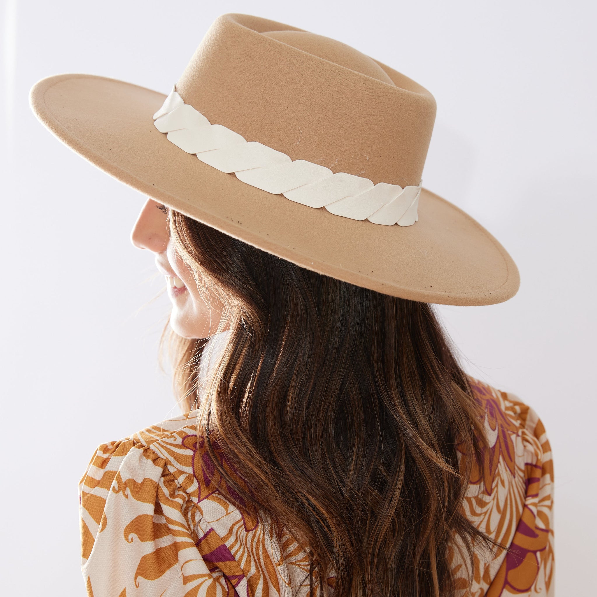 Ramsey Vegan Leather Trim Fedora