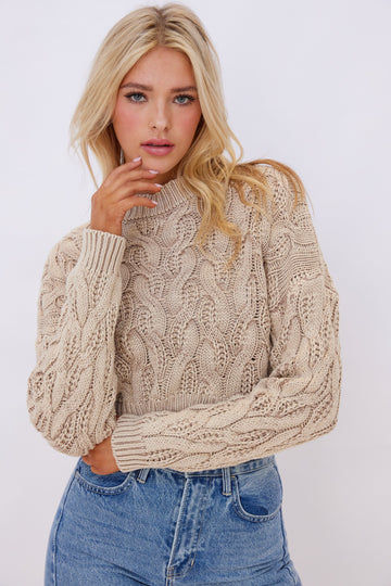 SALE - Clayton Cableknit Sweater