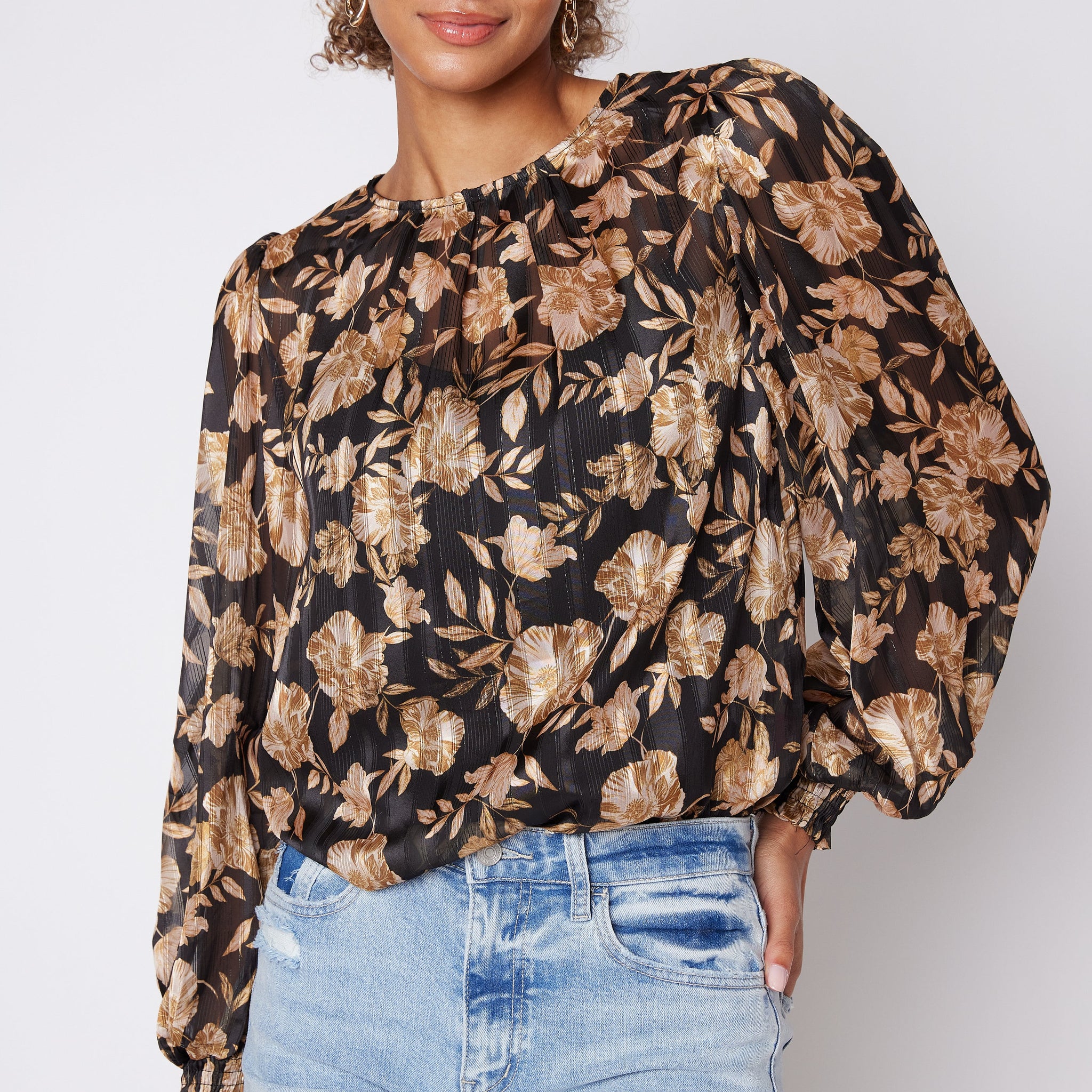 SALE - Tessa Floral Long Sleeve Blouse