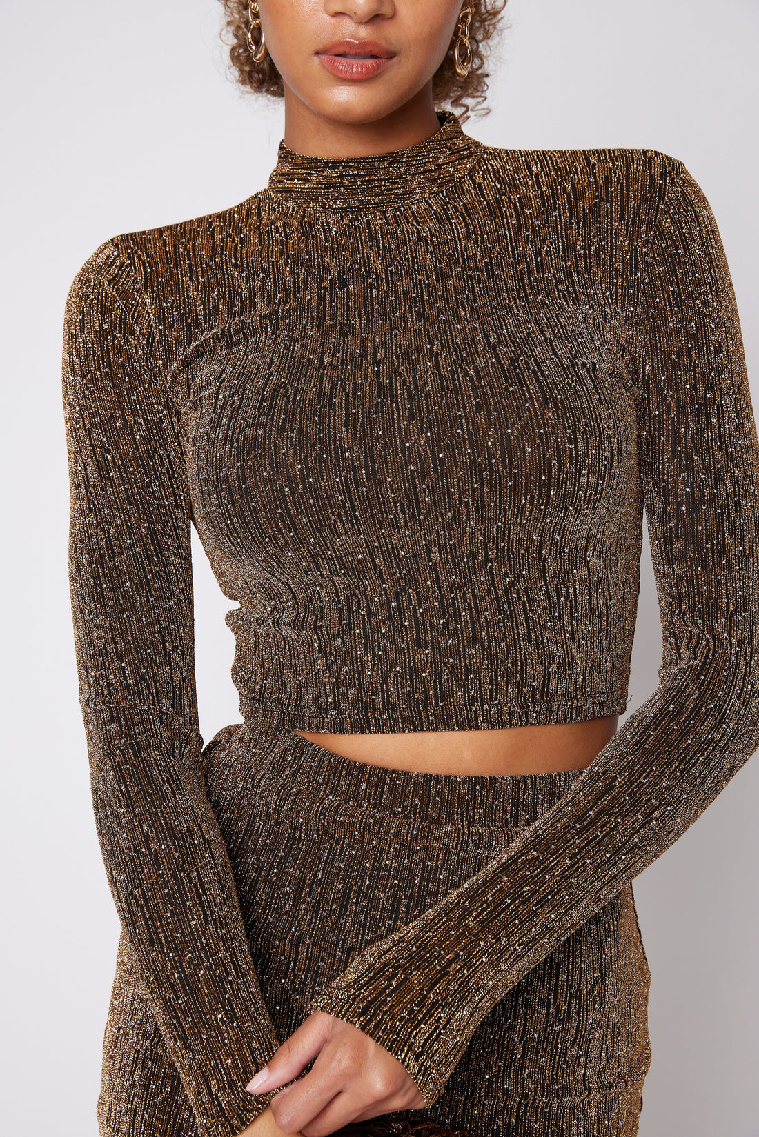 SALE - Kane Metallic Knit Top