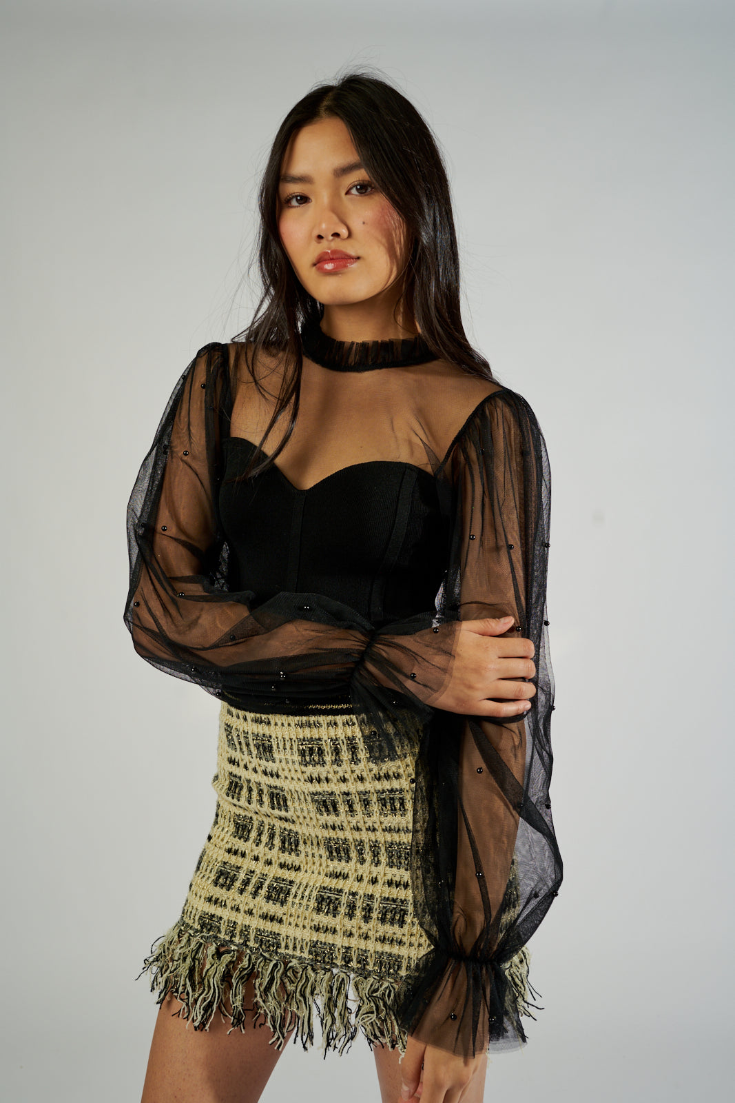 SALE - Darci Embellished Detail Blouse