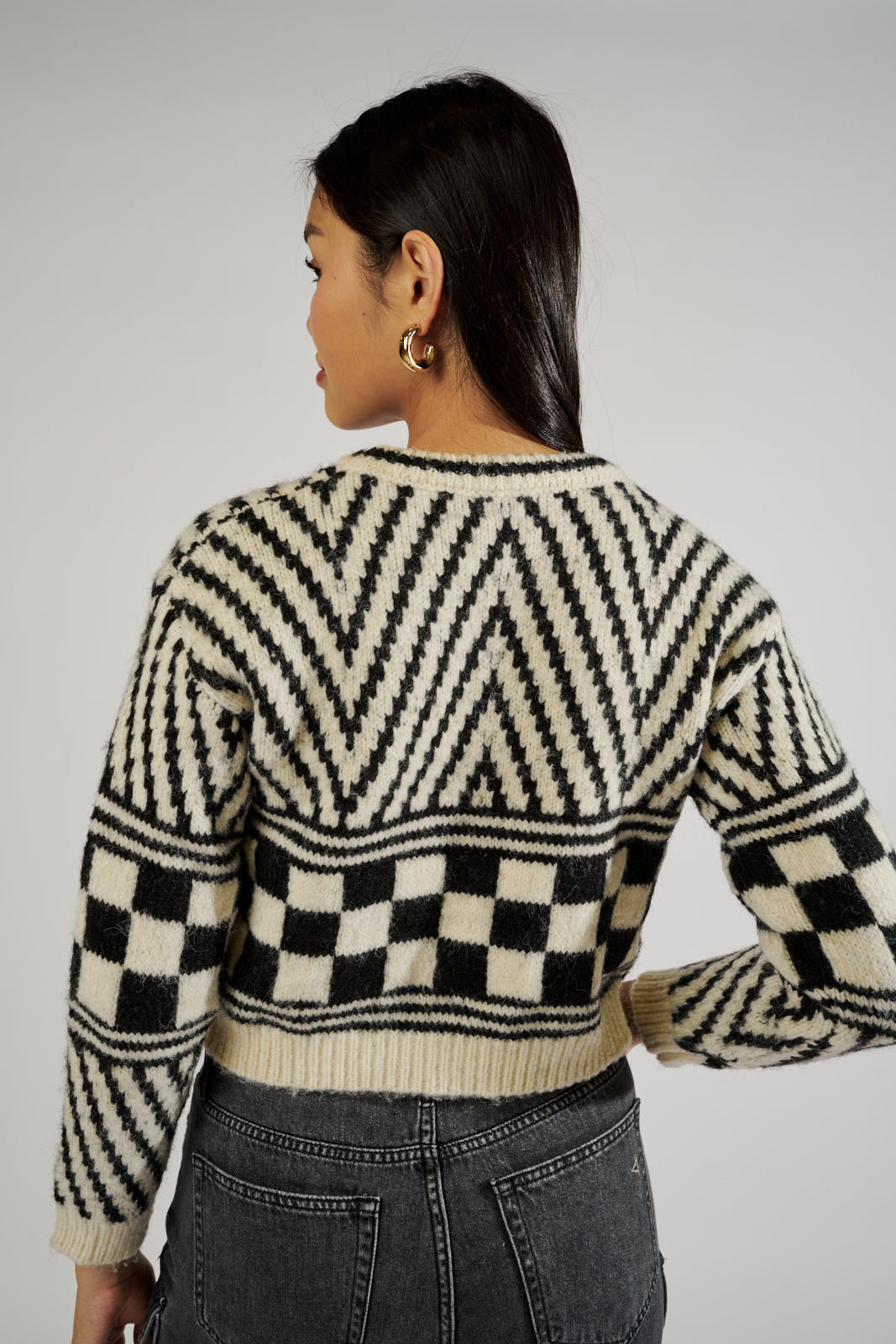 SALE - Fiona Checkered Sweater