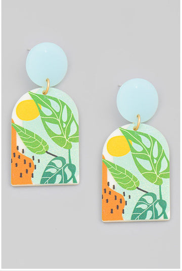 Aviva Painted Earrings