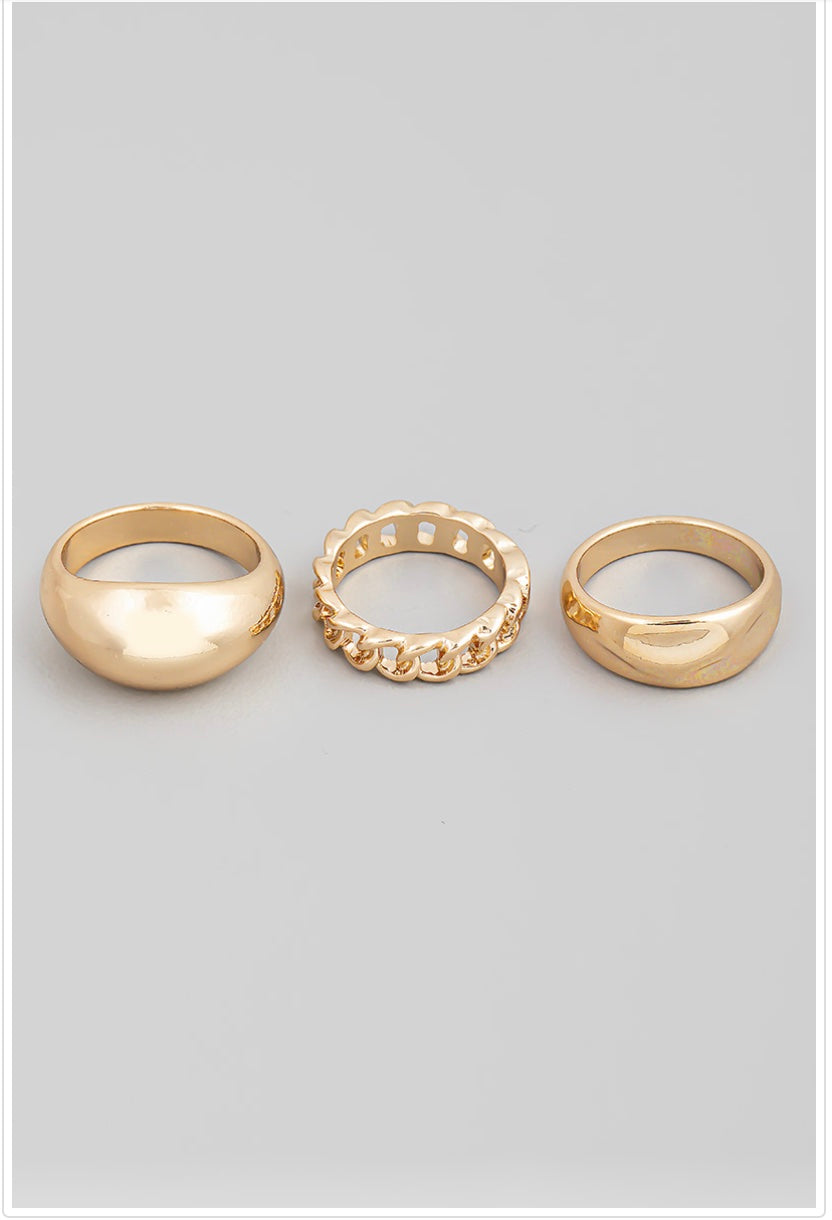 Jayda Ring Band Set
