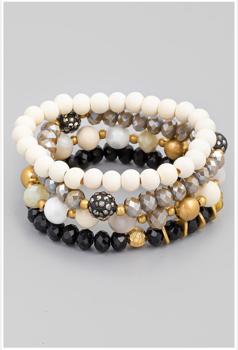 Lorencia Beaded Bracelet Set