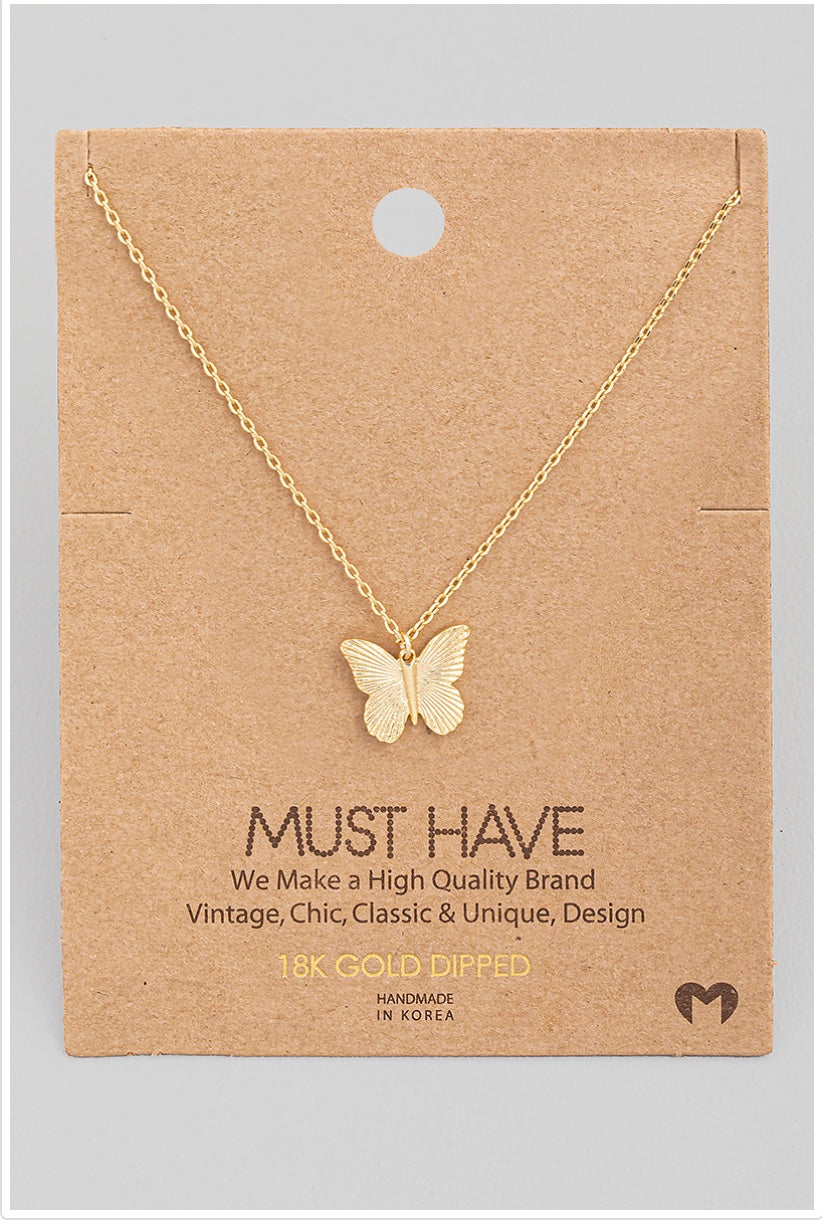 Mahalia Butterfly Necklace