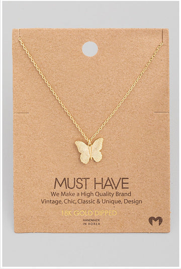 Mahalia Butterfly Necklace