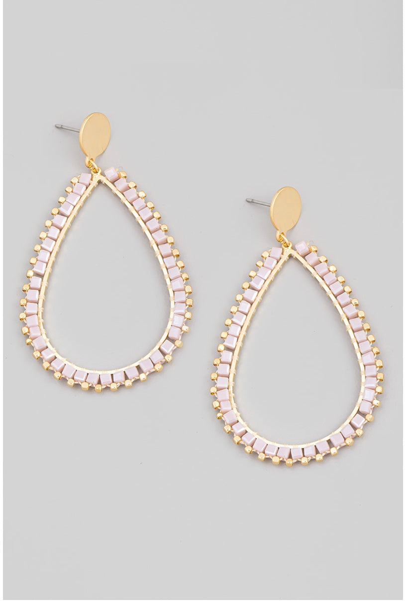 Morina Beaded Teardrop Earrings