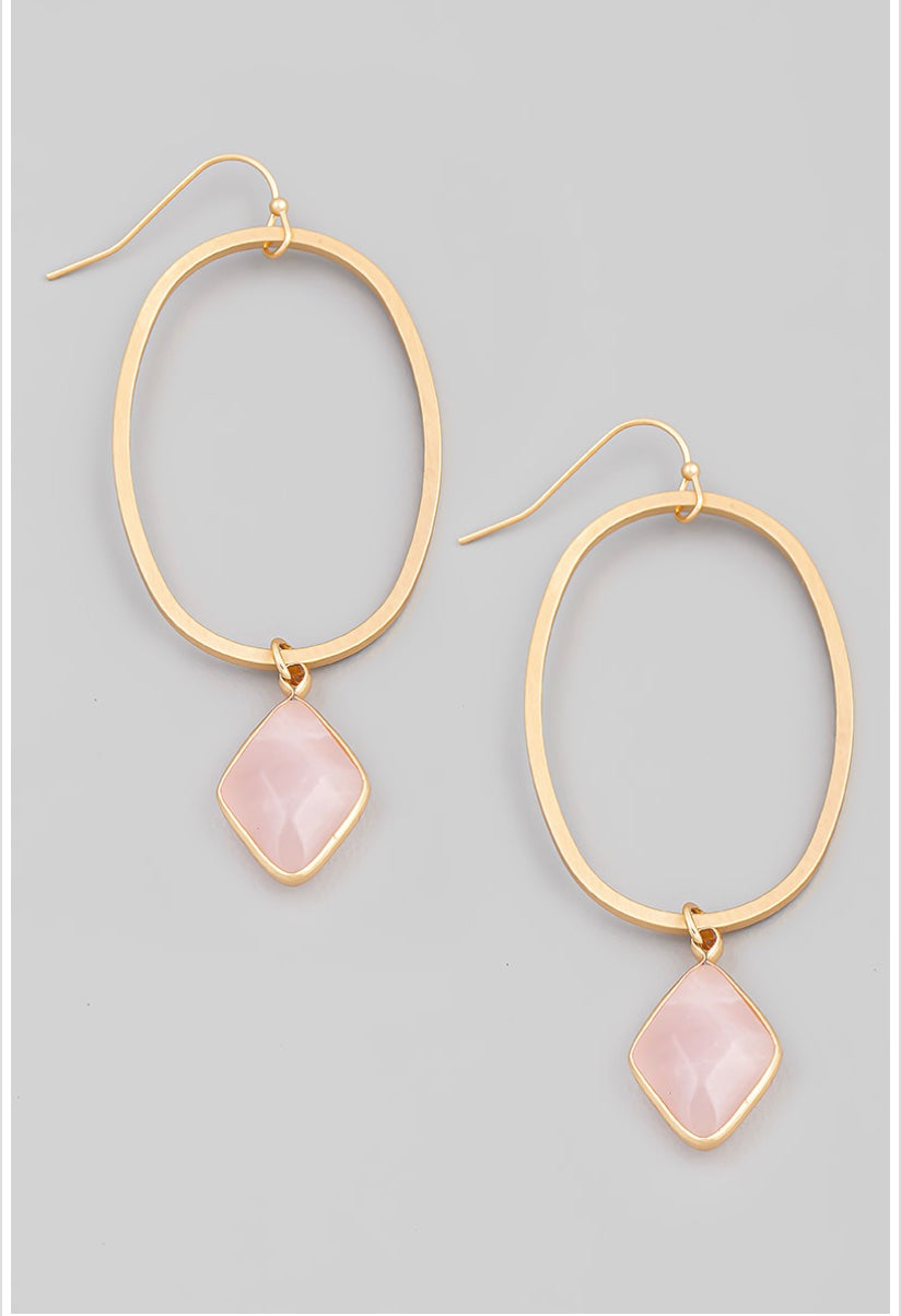 Naria Stone Drop Earrings