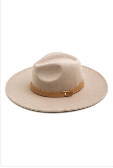 Odessa Leather Strap Hat