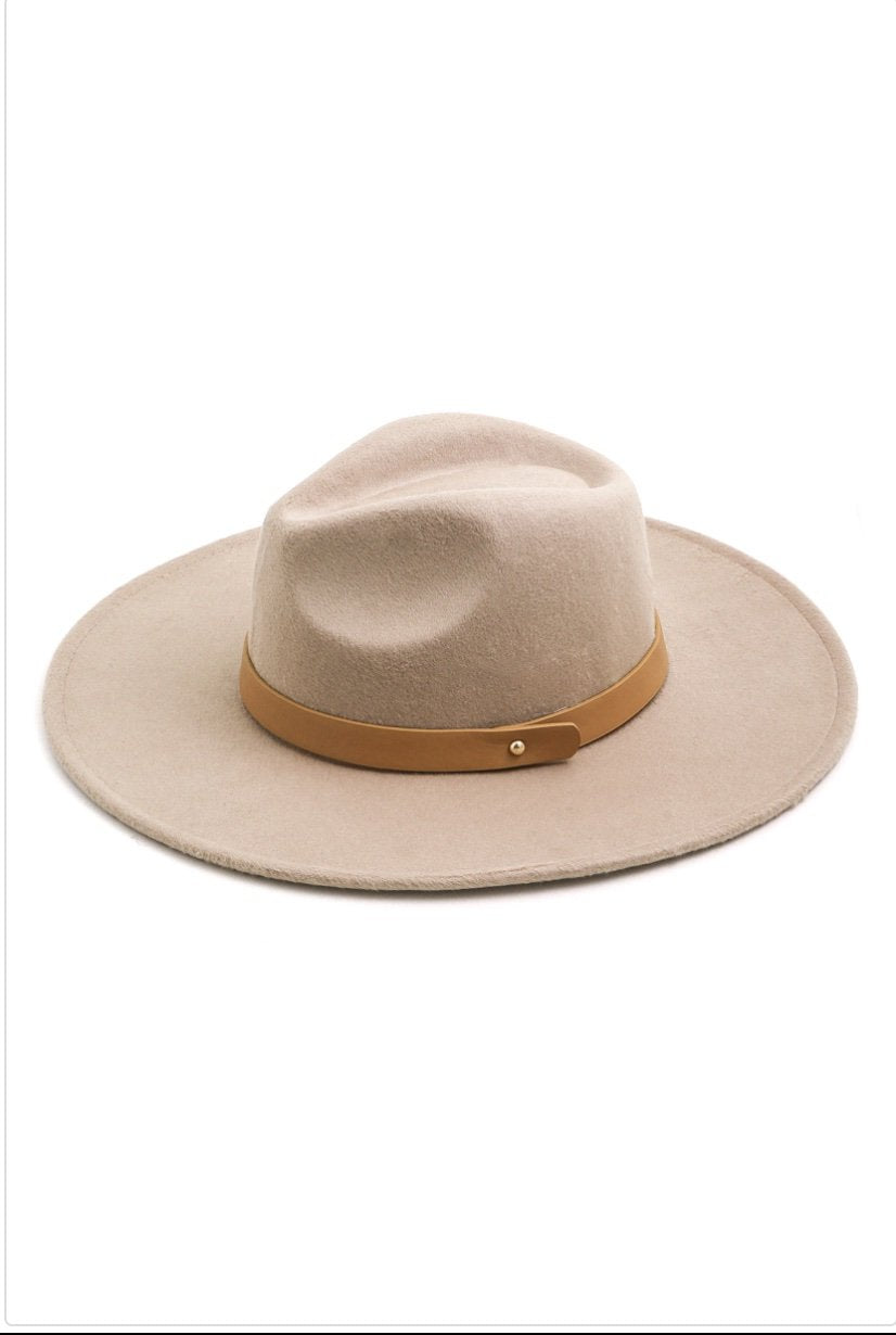 Odessa Leather Strap Hat