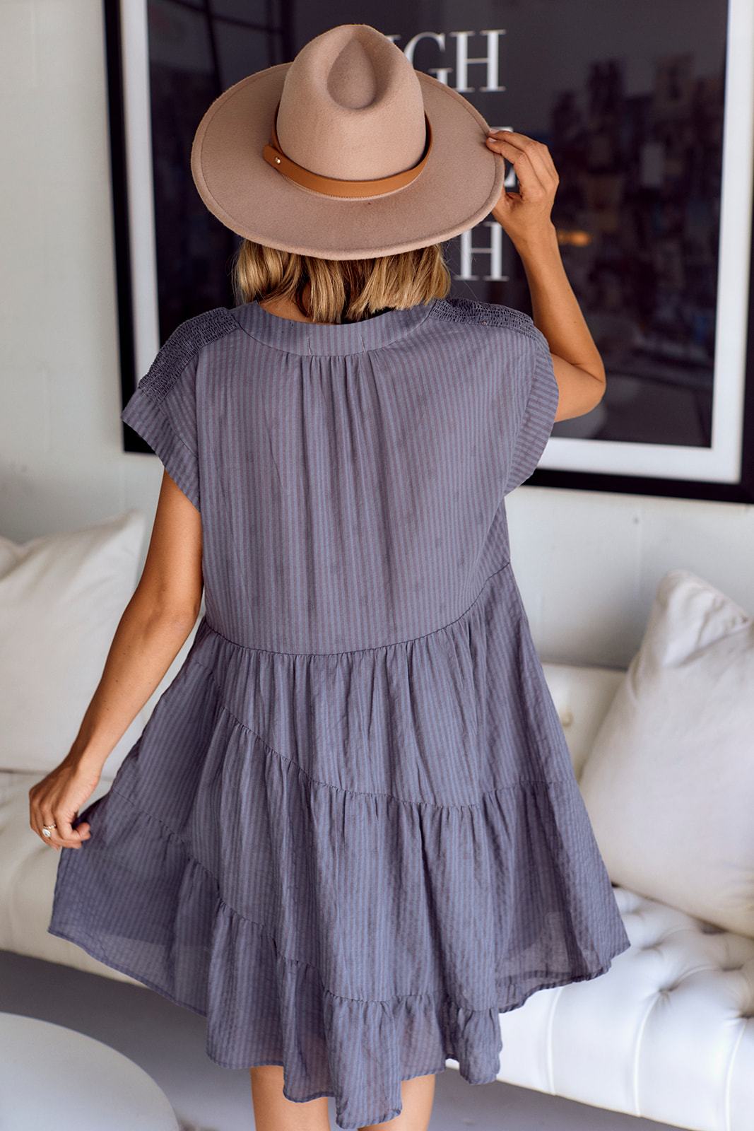 Odessa Leather Strap Hat