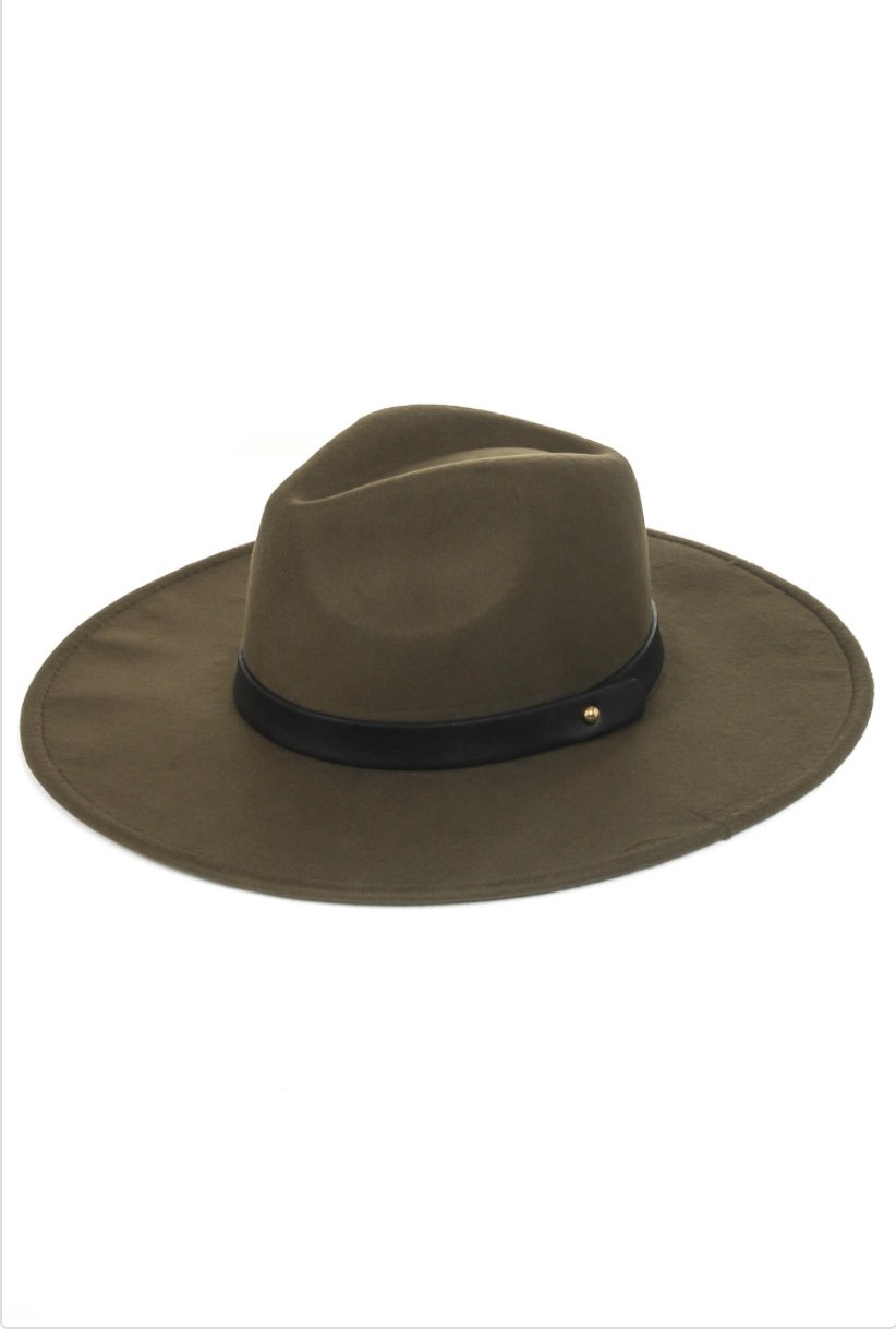 Odessa Leather Strap Hat