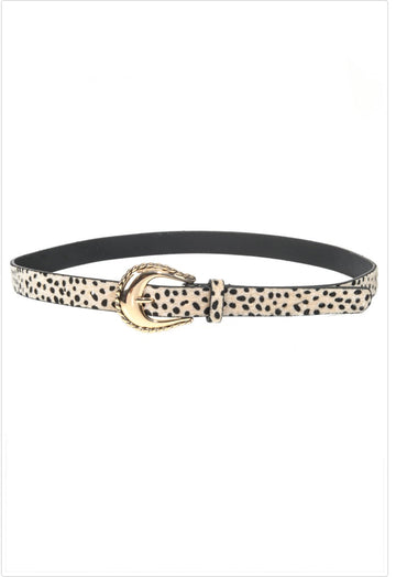 Robinson Leopard Print Belt