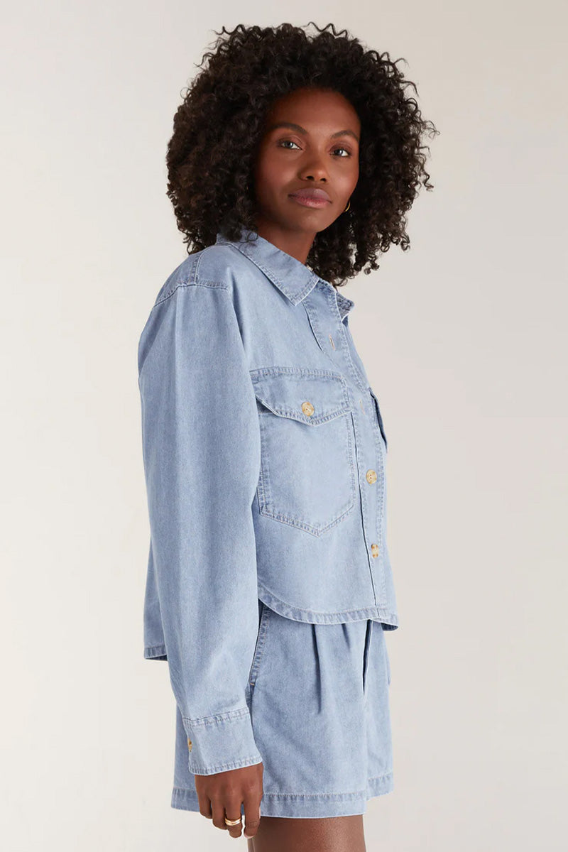 Z Supply Sunseeker Chambray Jacket