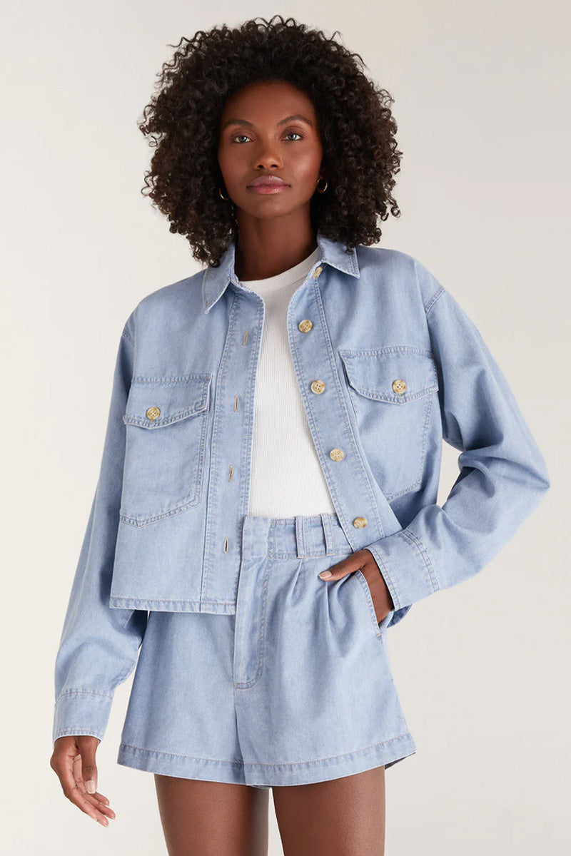 Z Supply Sunseeker Chambray Jacket