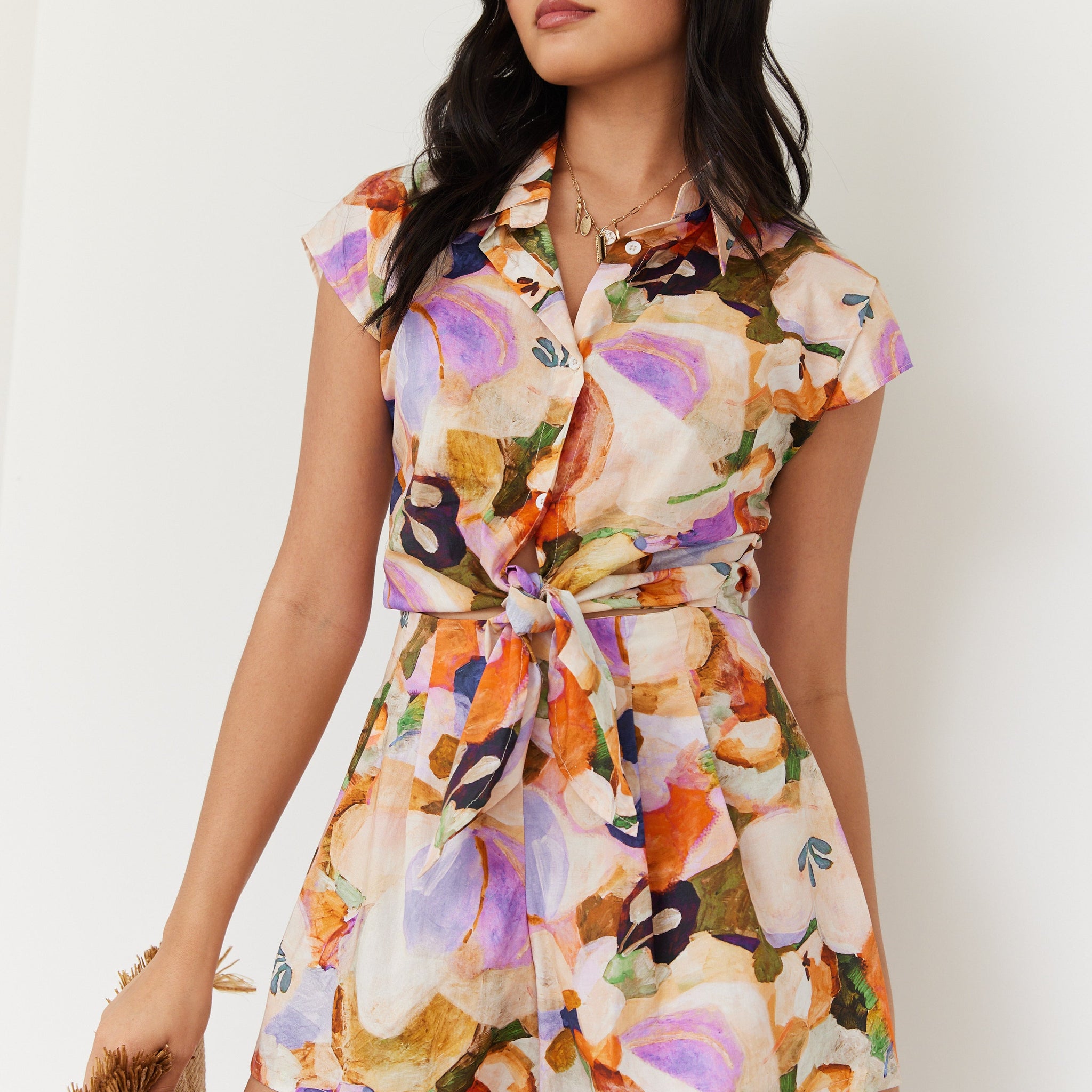 SALE - Lindsey Floral Print Top