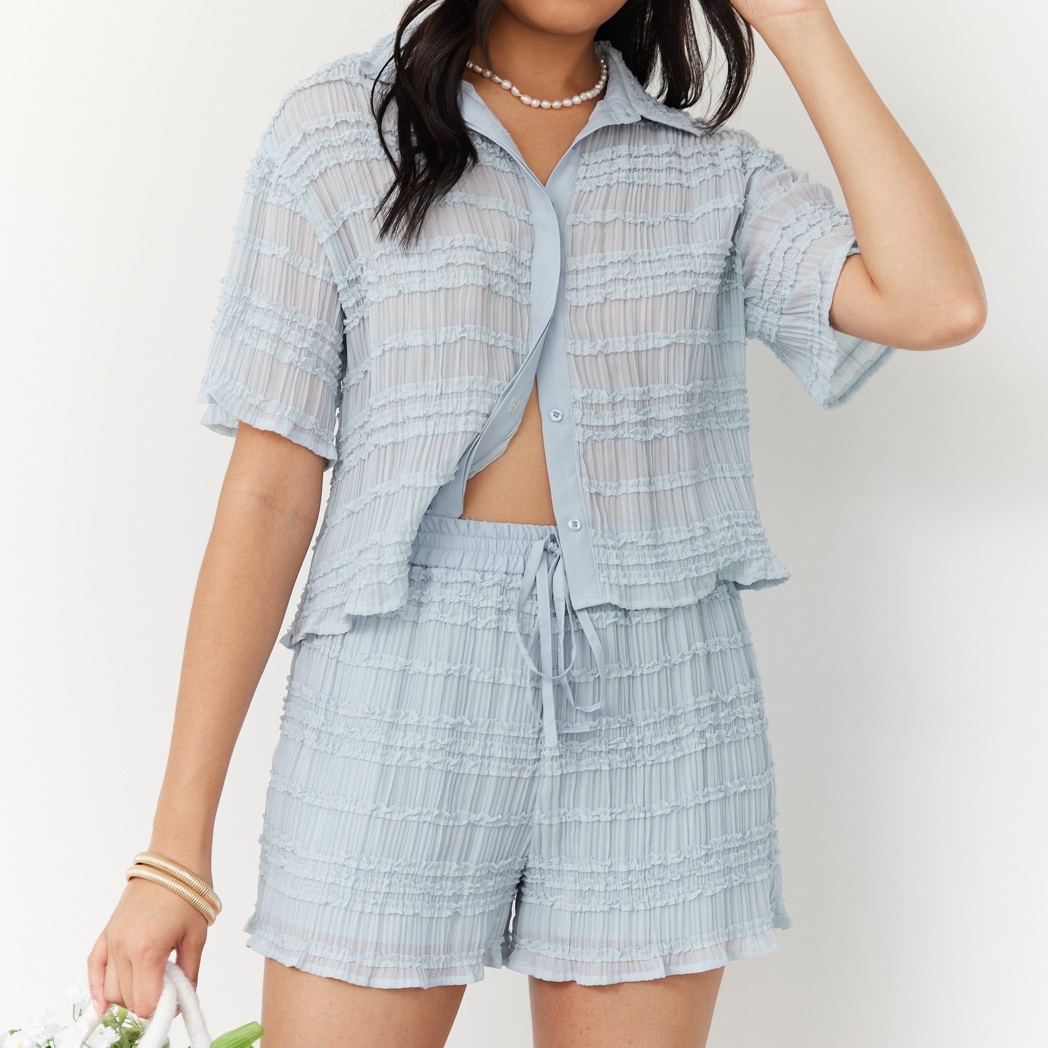 SALE - Jennie Scalloped Edge Shorts
