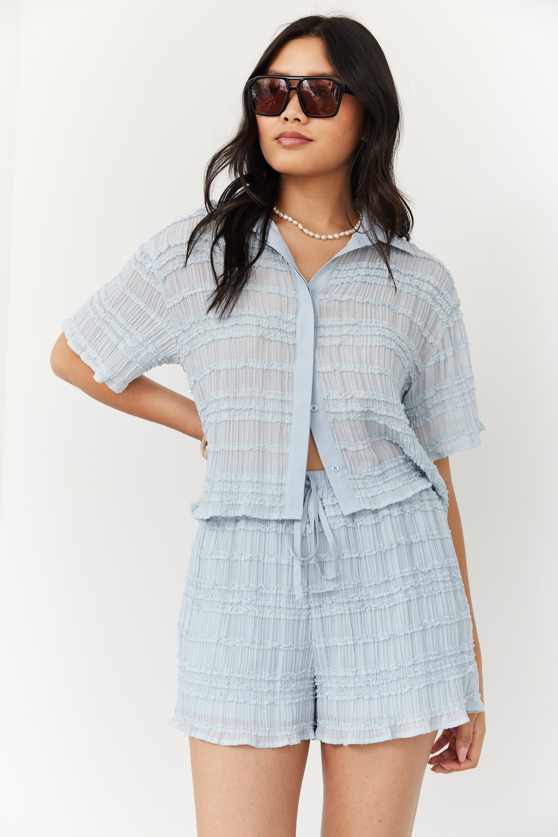 SALE - Jennie Scalloped Edge Shorts