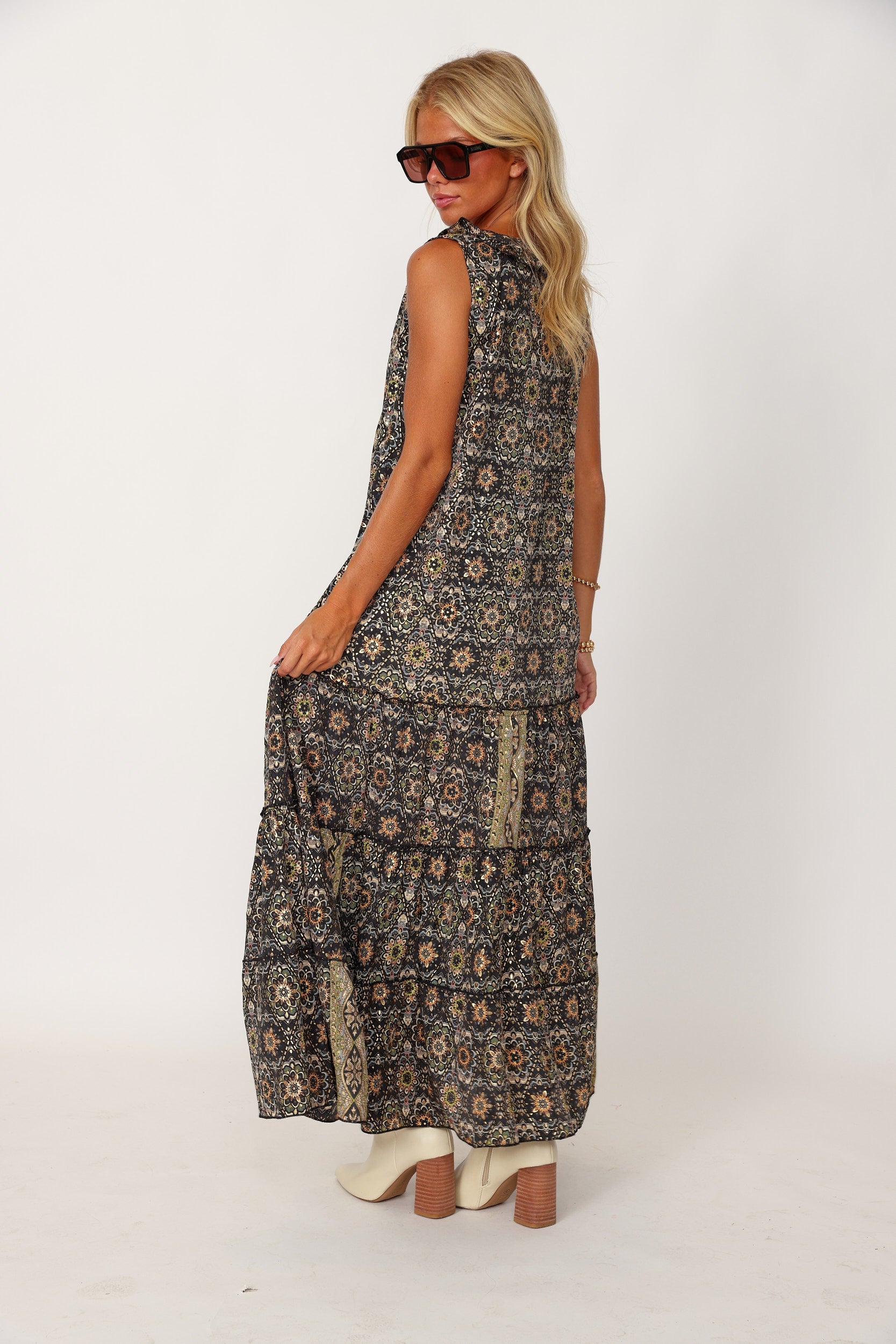 SALE - Melton Printed Maxi Dress