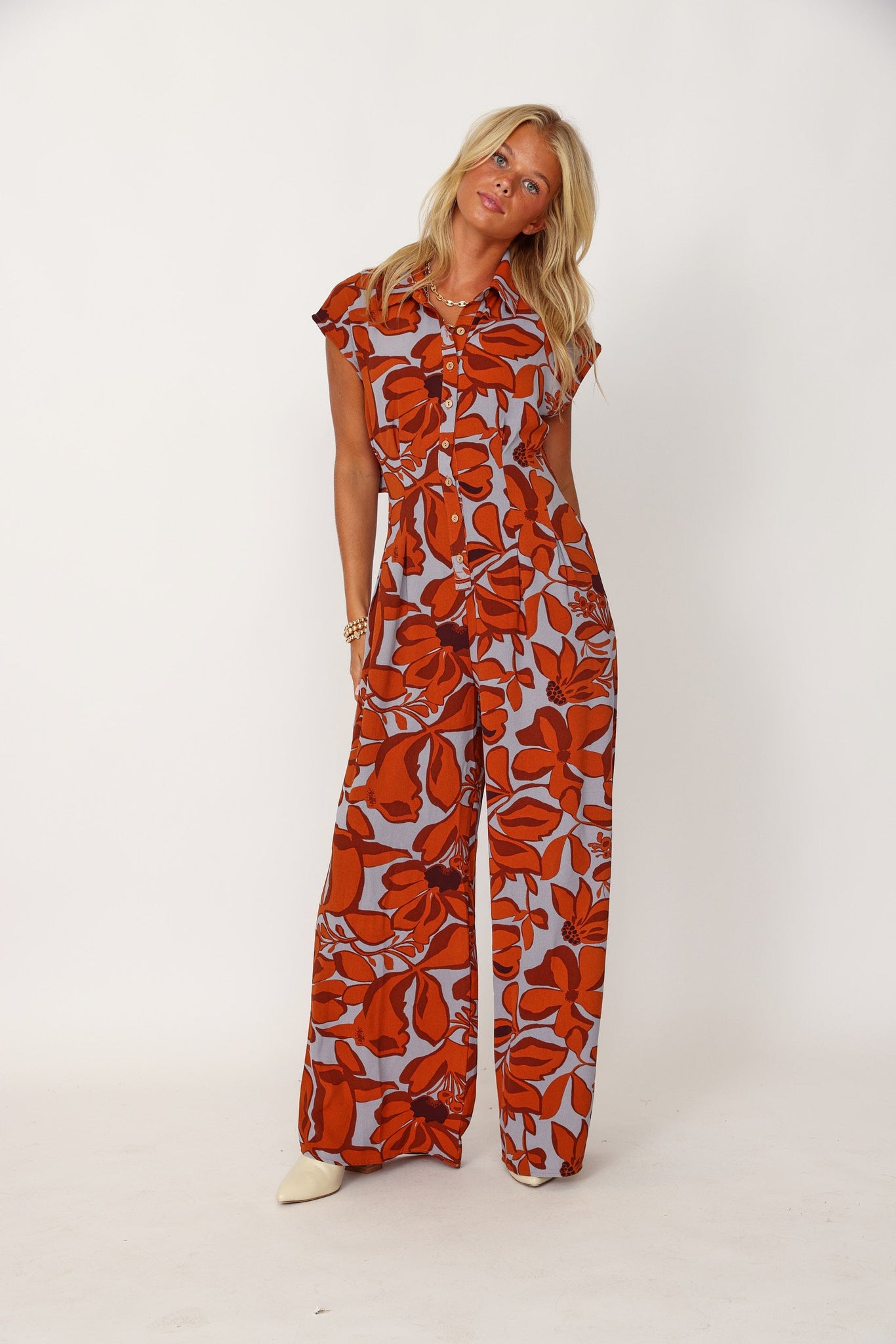 Merritt Printed Jumpsuit