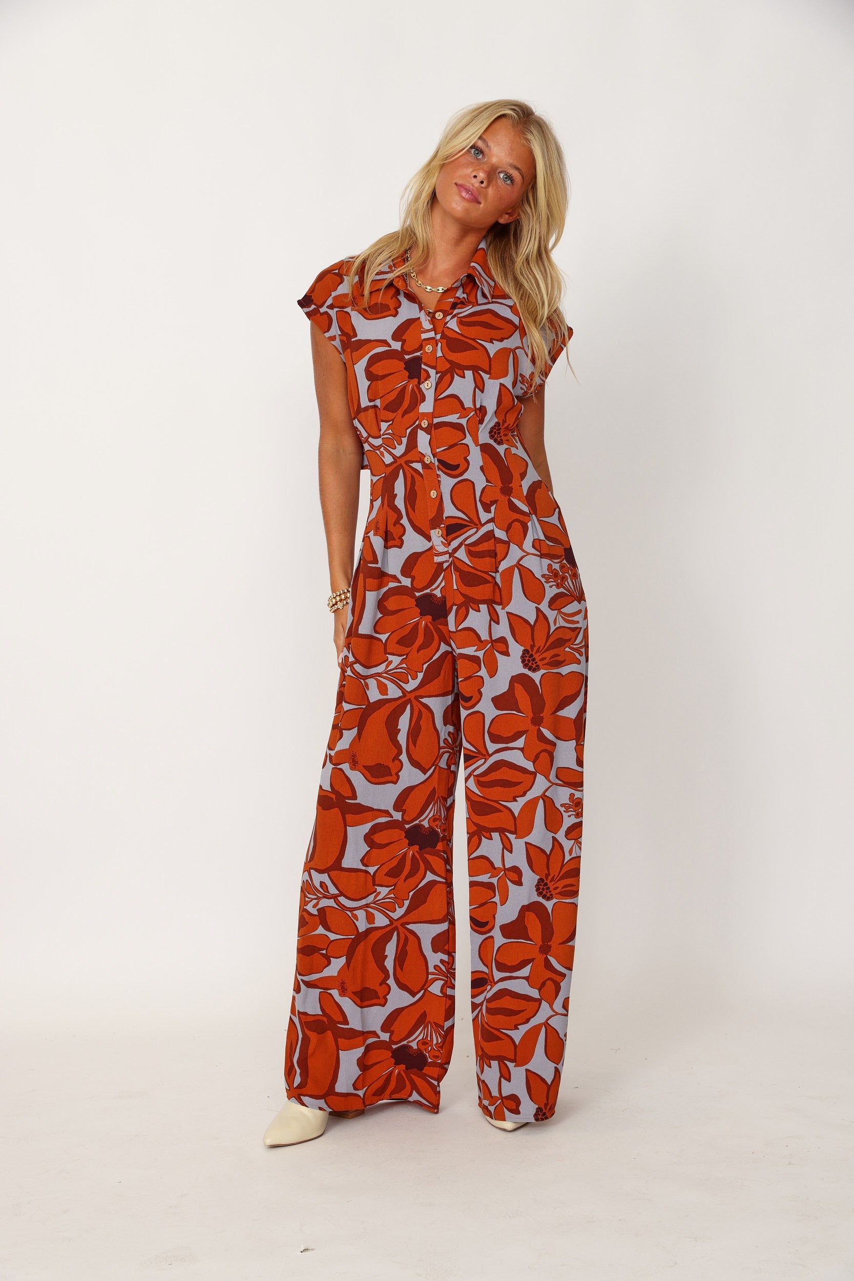 Merritt Printed Jumpsuit