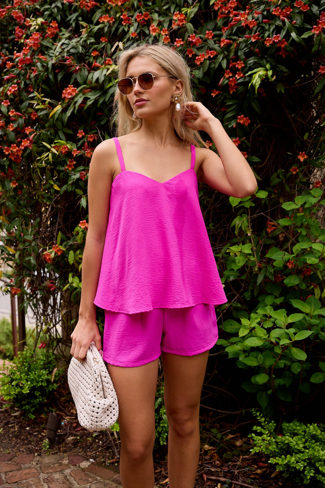 Racquel Matte Crepe Shorts