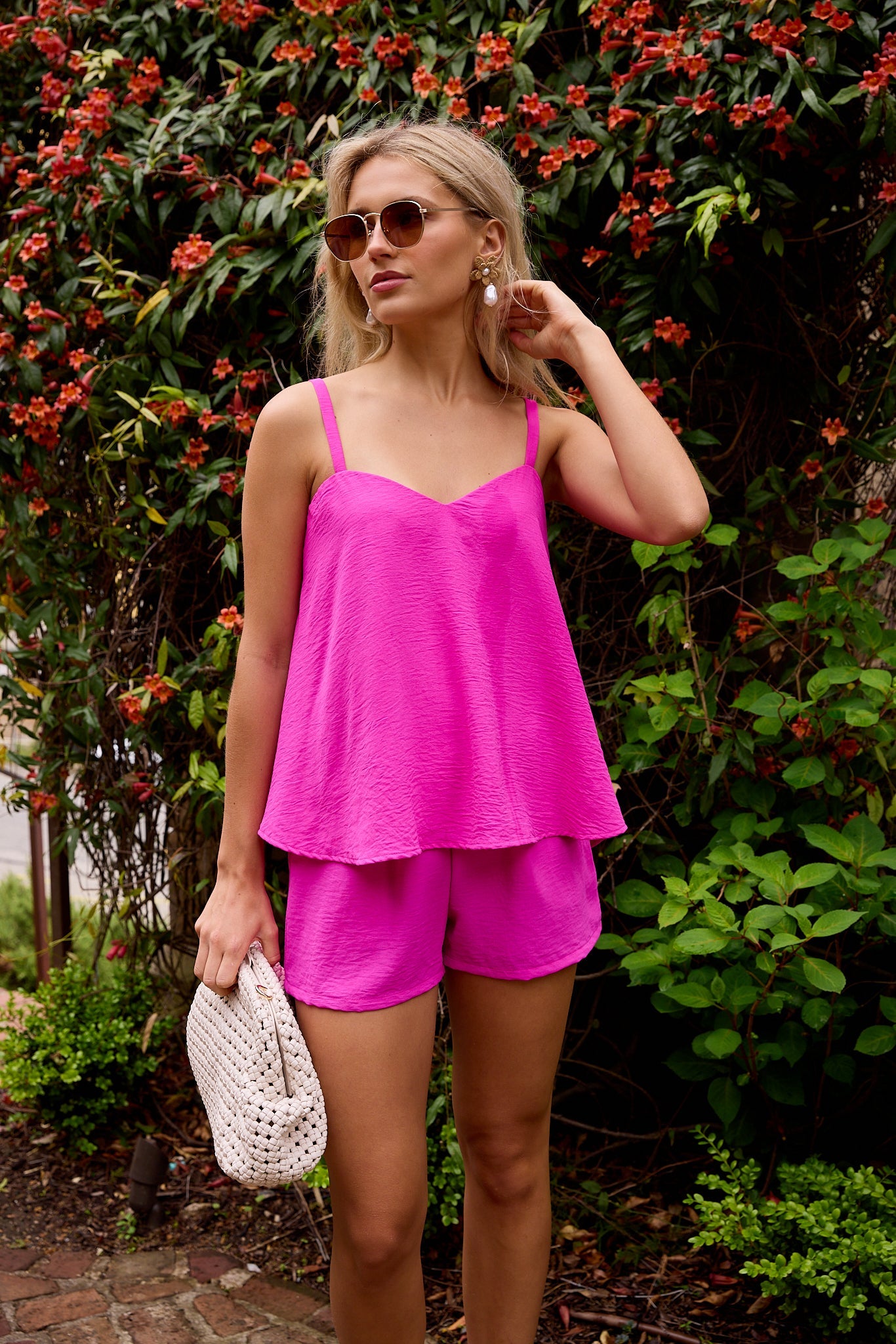 Racquel Matte Crepe Shorts