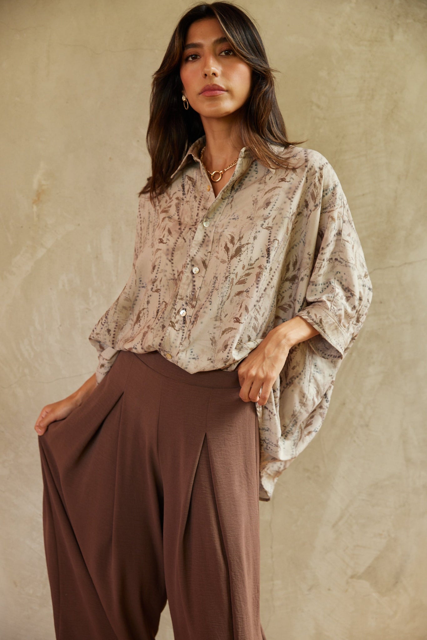 SALE - Molly Short Sleeve Button Down Top