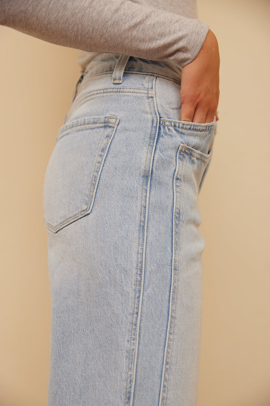 SALE - Corey Super High Rise Wide Leg Jeans