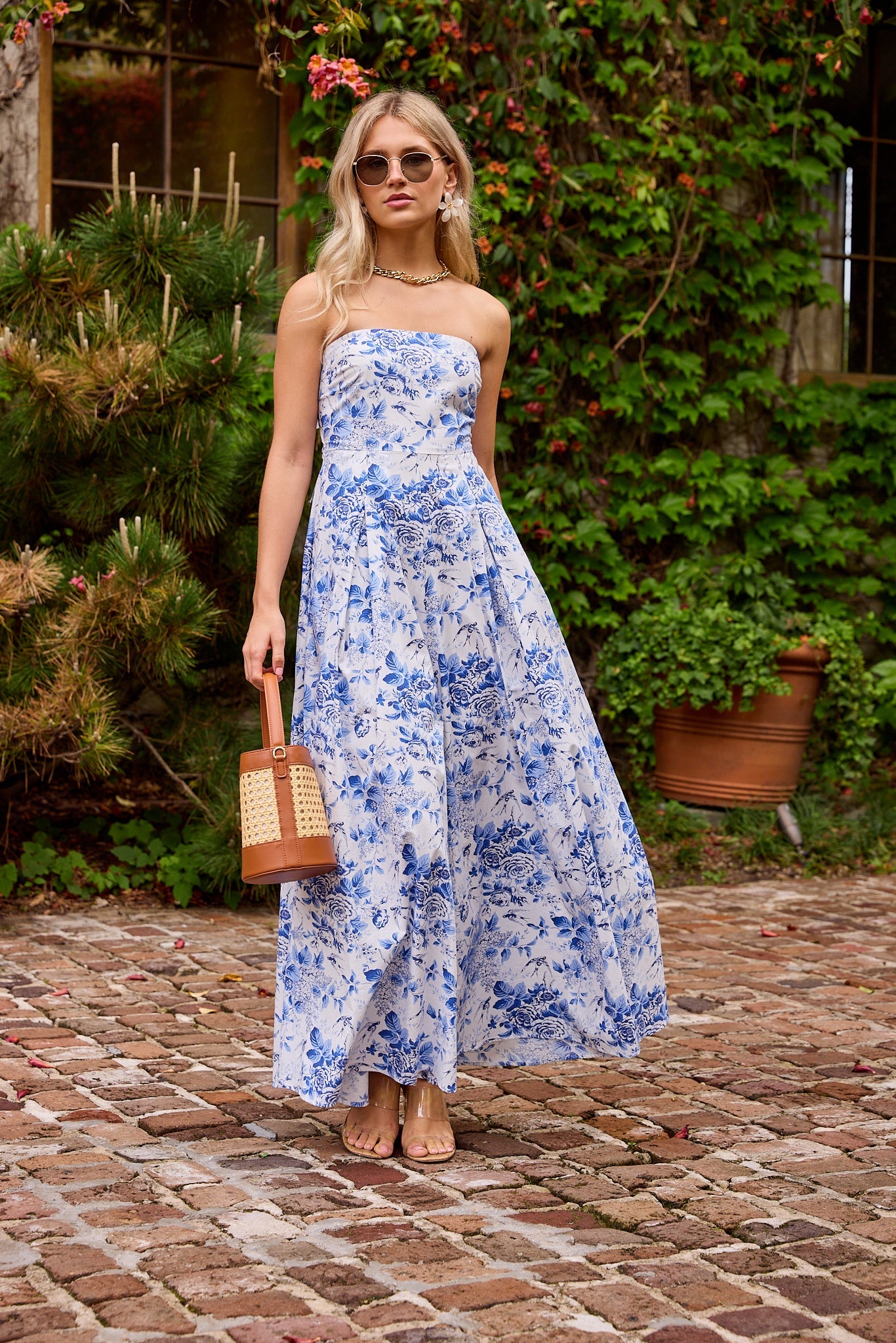 SALE - Chaya Toile Print Jumpsuit