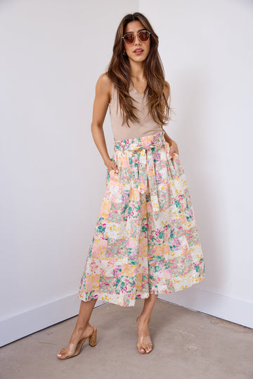 SALE - Layla Printed Cropped Pants