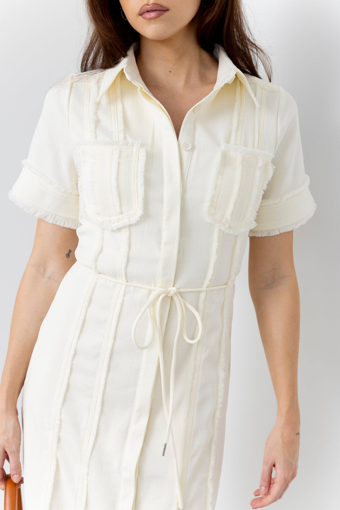 Dixon Fringe Detailed Midi Dress
