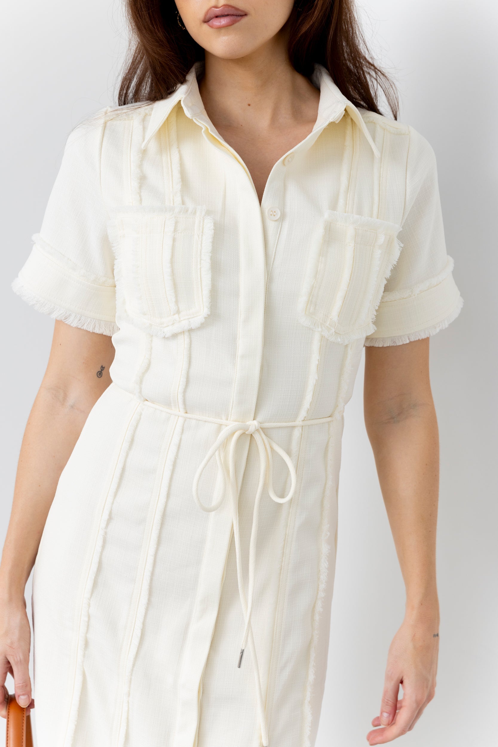 Dixon Fringe Detailed Midi Dress