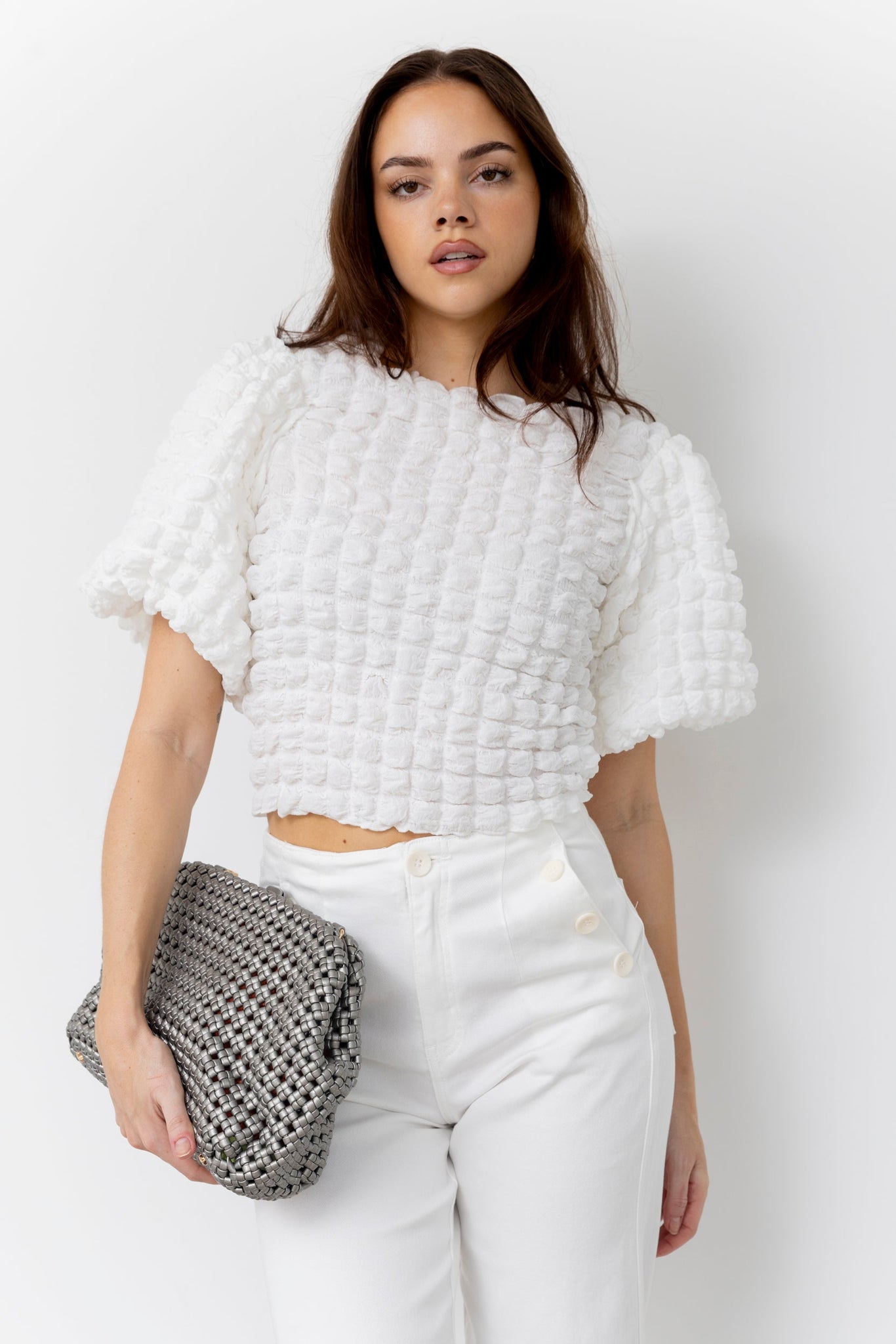 SALE - Oliver Balloon Sleeve Top