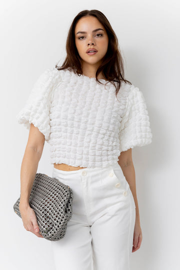 SALE - Oliver Balloon Sleeve Top