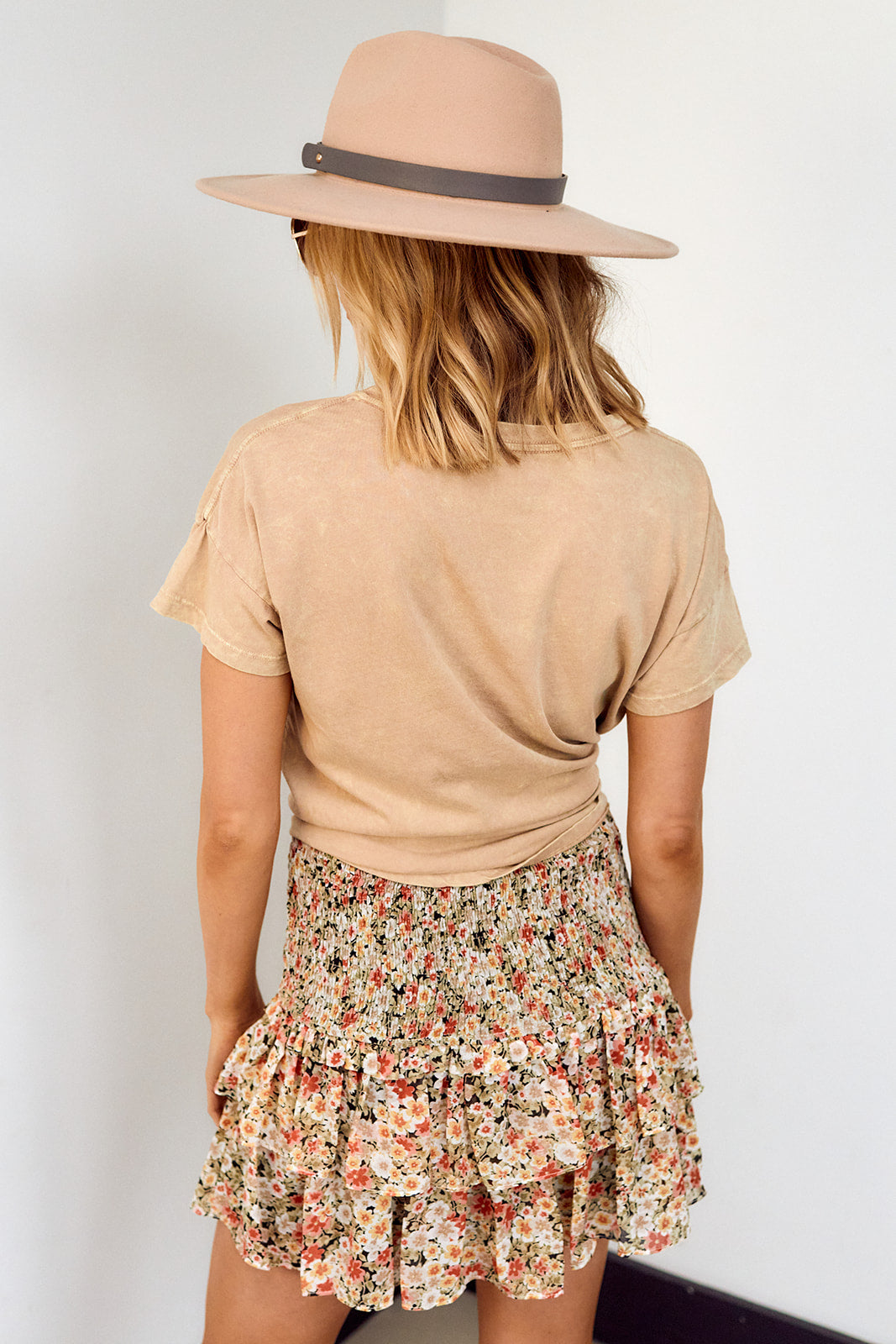 Lizzy Floral Smocked Mini Skirt