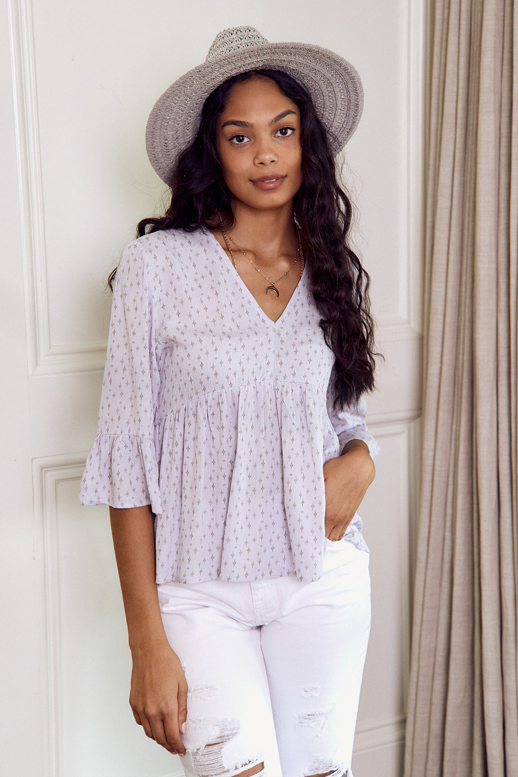 Collins Babydoll Blouse