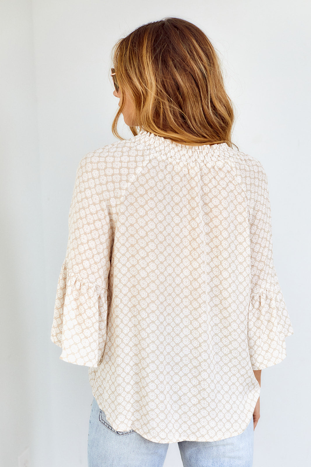 Milla Smocked Detail Boho Blouse